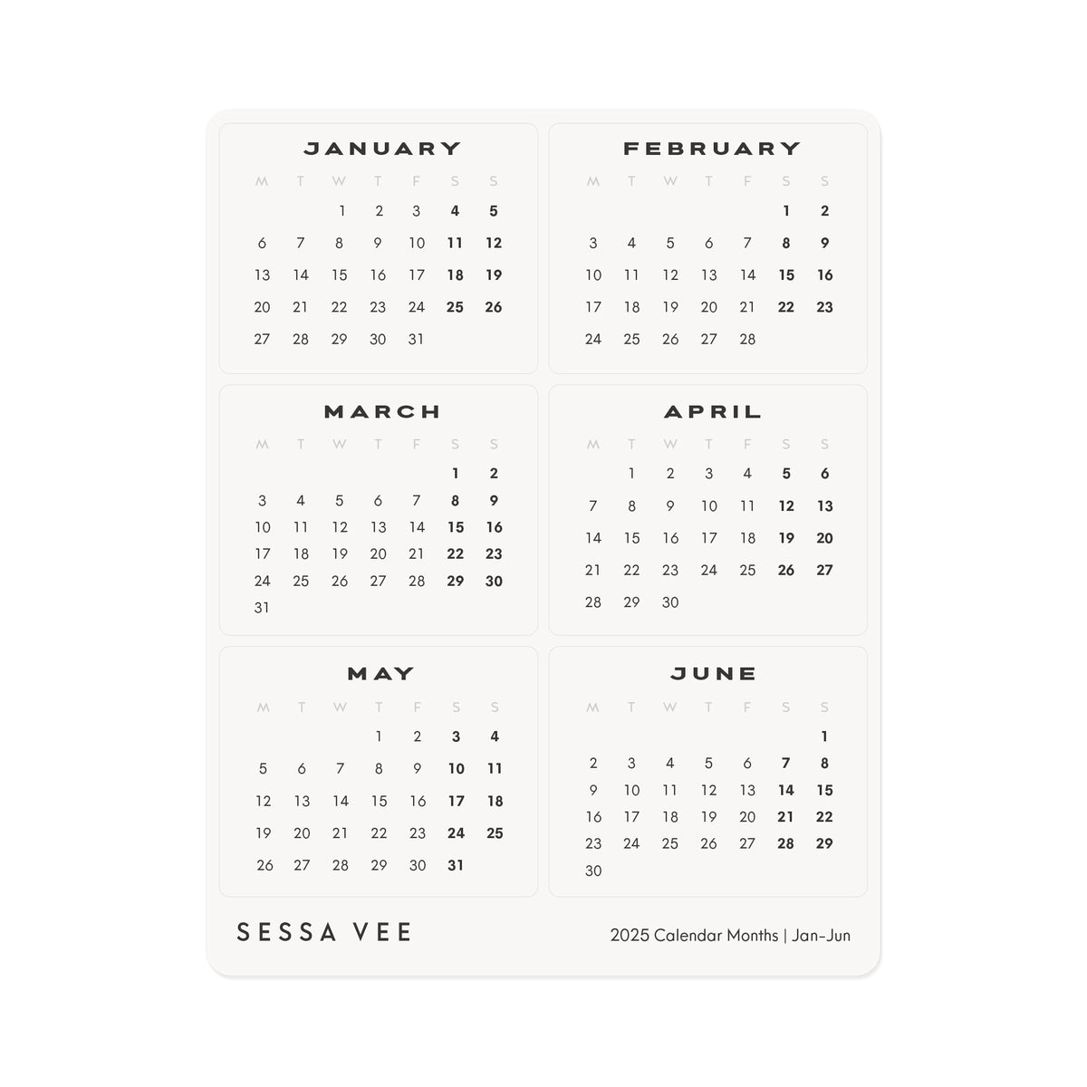 2025-calendar-months-planner-journal-stickers-sessa-vee