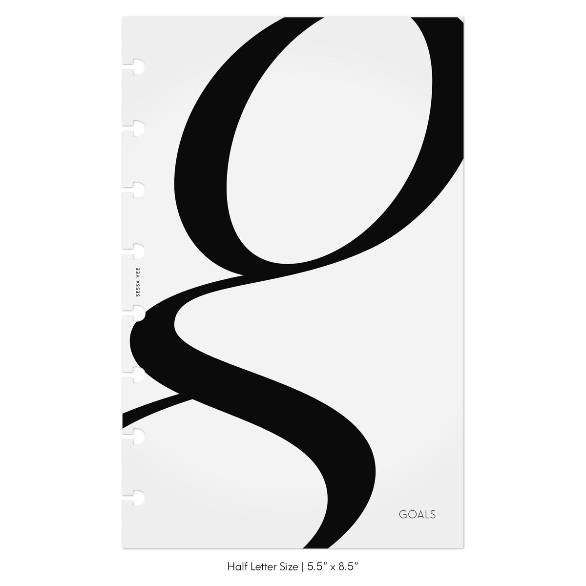 Page Inserts - Half Letter Size