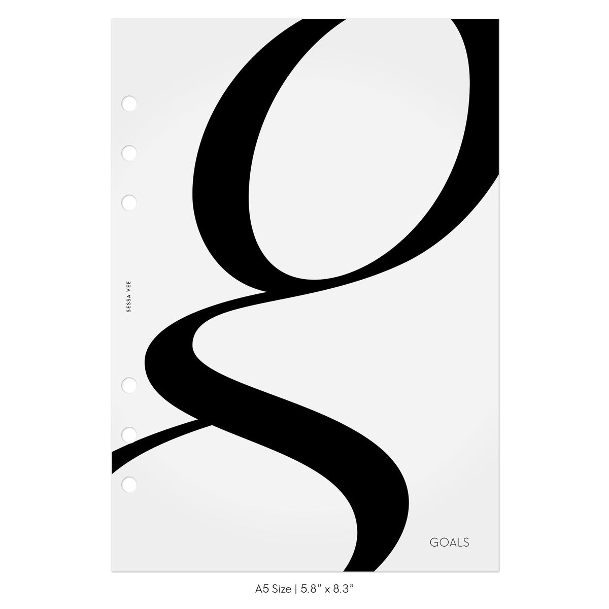 Page Inserts - A5 Size