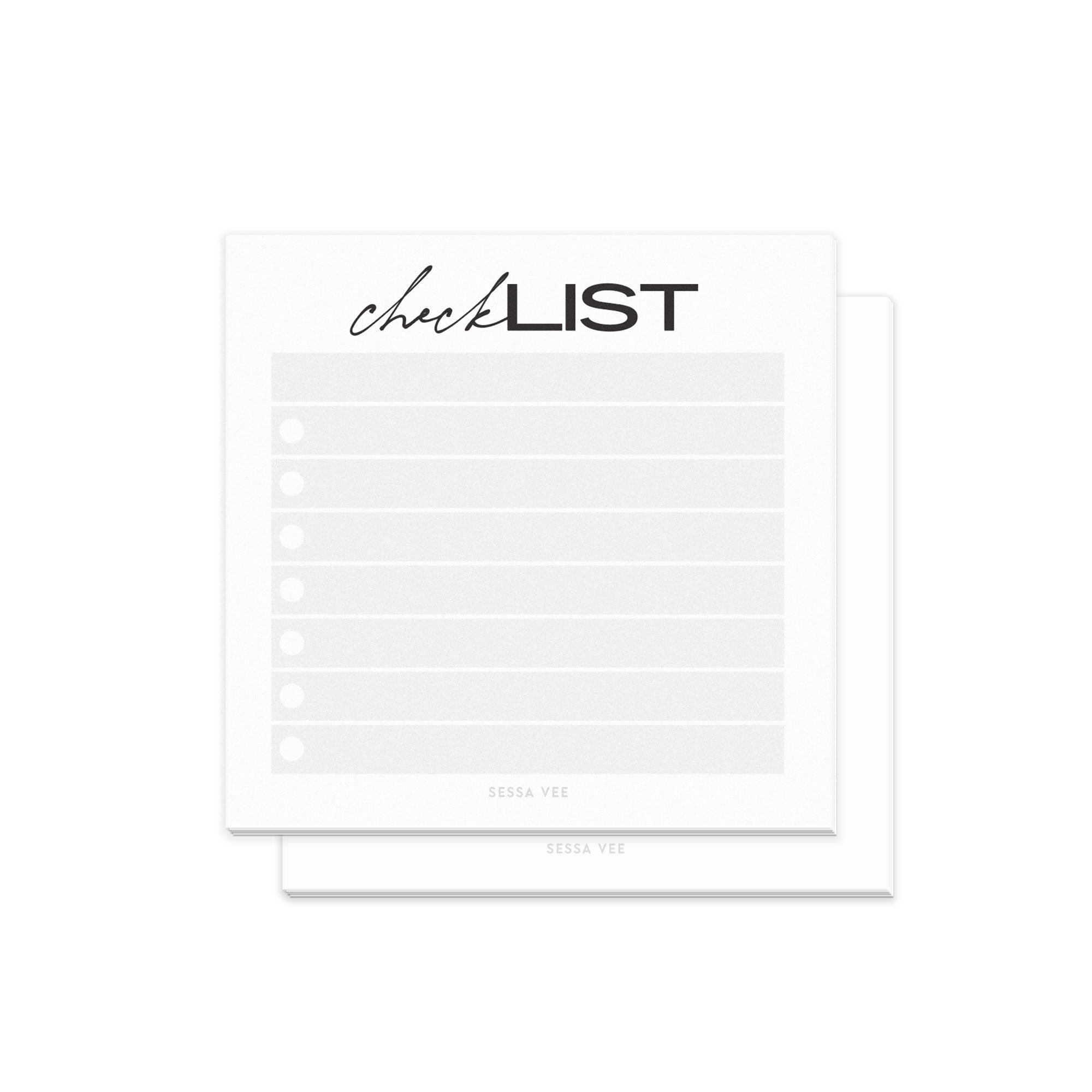 Checklist - Sticky Notes – Sessa Vee