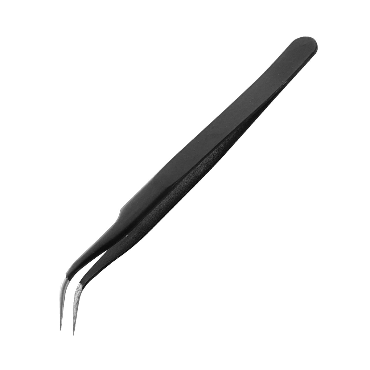 Precision Sticker Tweezers - Black, Curved Tip – Sessa Vee