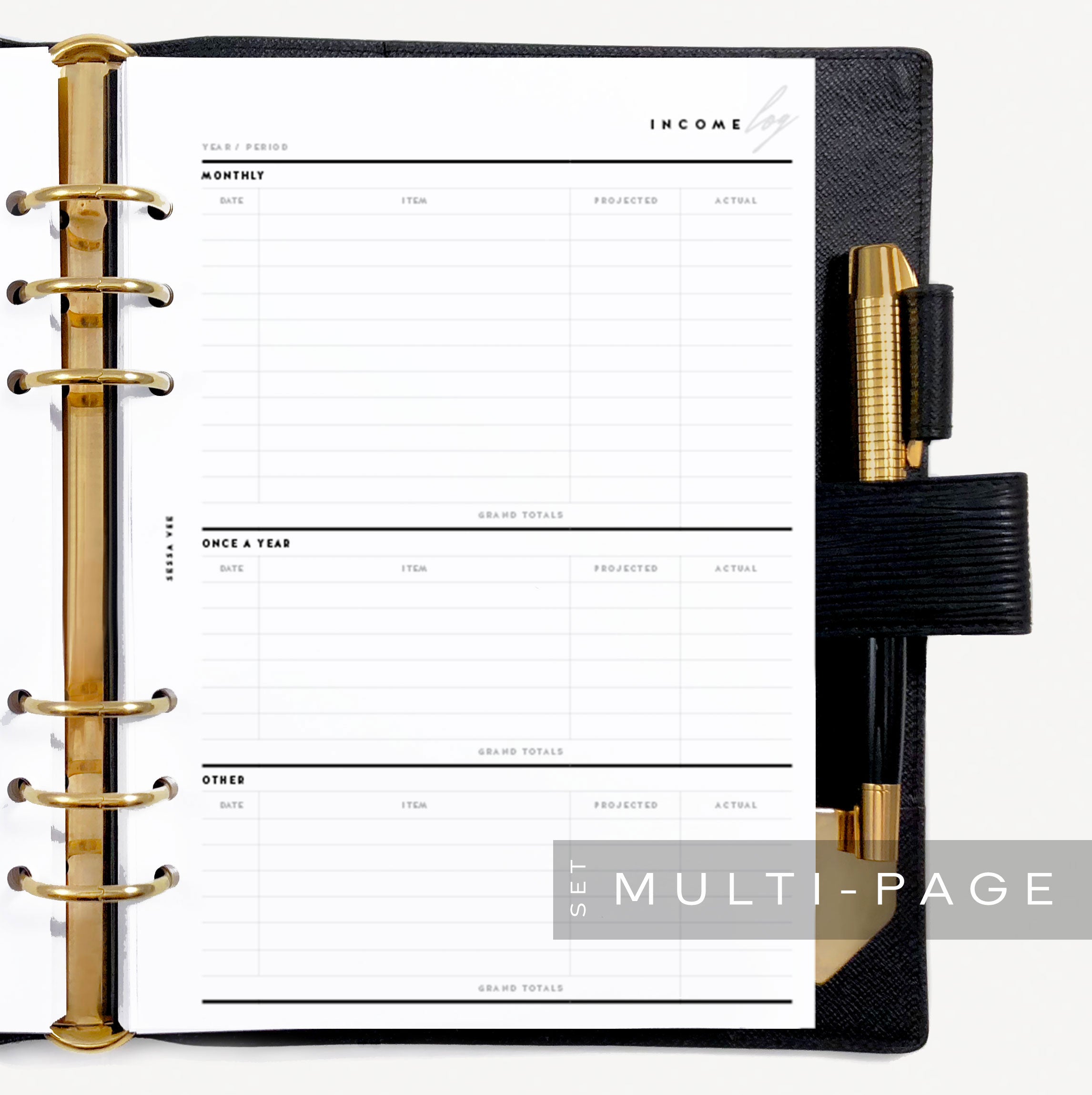 A5 SAVINGS TRACKER planner inserts | Budget finance inserts | savings  tracker | budget planner | finance planner refill for A5 planner