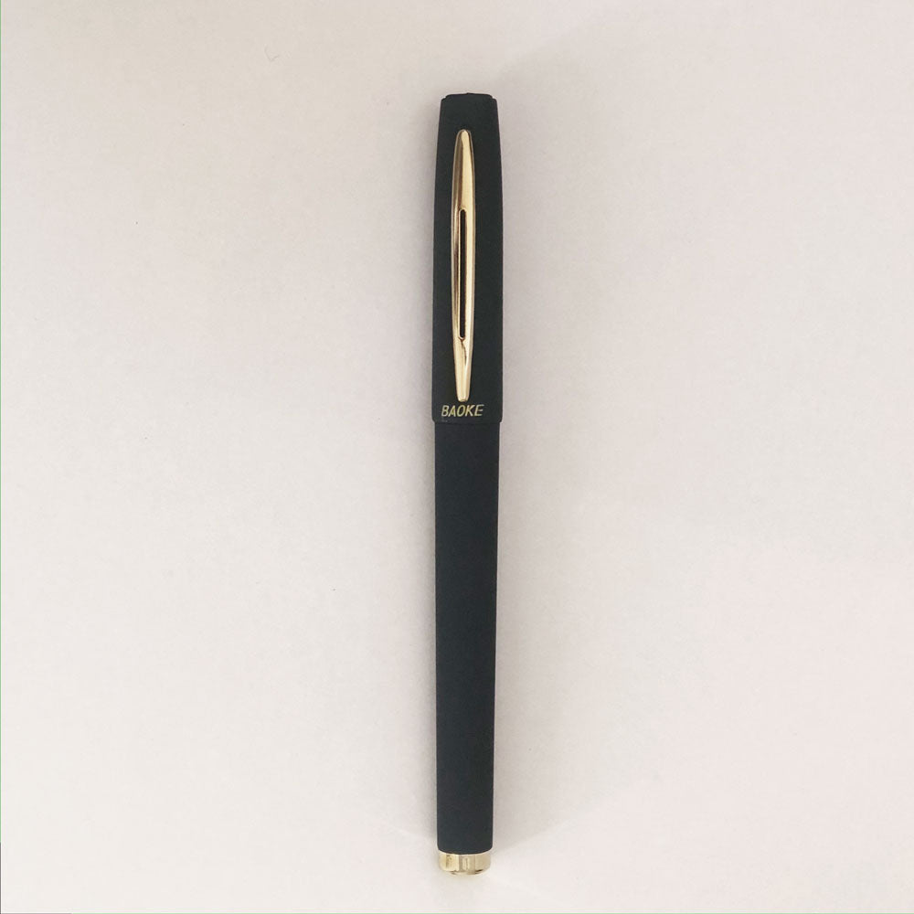 Gold & Black Office Gel Pen - Fine Point, .5mm