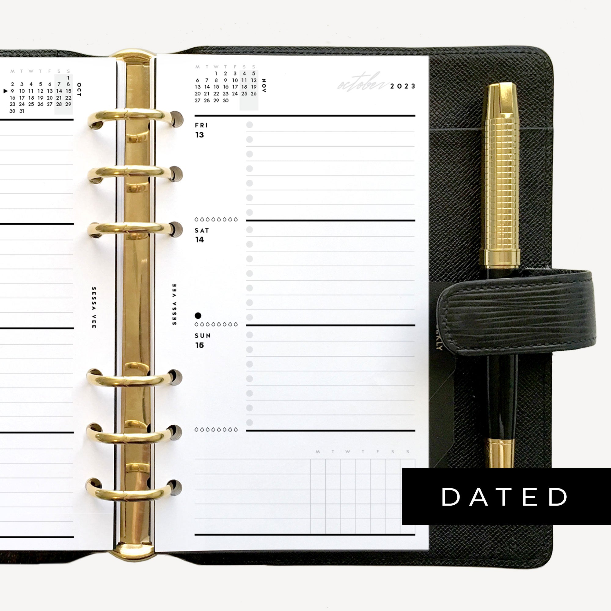 Personal Planner Inserts 2022 Filofax Personal Monthly 